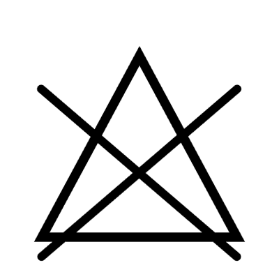 Nicht bleichen Nicht bleichen icon