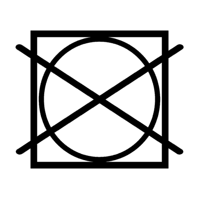 Nicht im Trommeltrockner Nicht trommeltrocknen icon