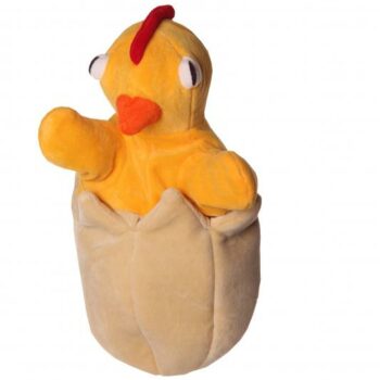 2-in-1 Handpuppe Küken-Hahn