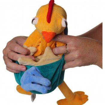 2-in-1 Handpuppe Küken-Hahn