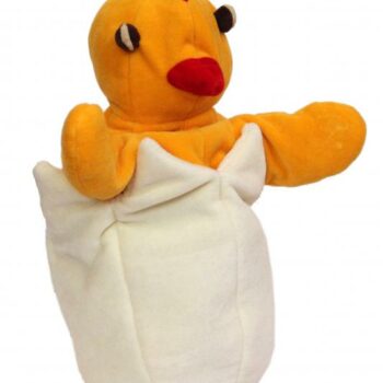 2-in-1 Handpuppe Küken-Huhn