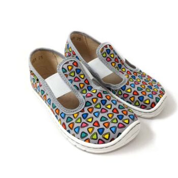 Fare Bare Hausschuhe mit Gummizug Dreiecke