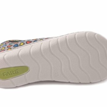 Fare Bare Hausschuhe mit Gummizug Dreiecke