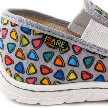 Fare Bare Hausschuhe mit Gummizug Dreiecke