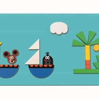 Detoa Magnetisches Legespiel Der kleine Maulwurf auf Reisen