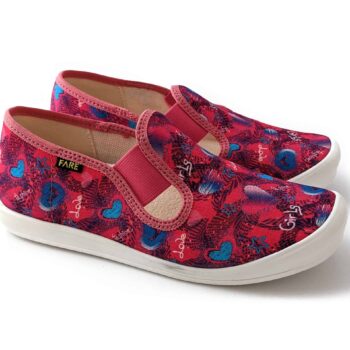 Fare Hausschuhe mit Gummizug 31-35 Herzen