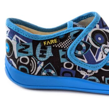 Fare Hausschuhe mit Klettverschluss 23-30 London