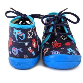 Fare Hausschuhe mit Schnürsenkel Fische