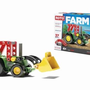Efko ROTO 2-in-1 Konstruktionsspielzeug Traktor, 37-teilig