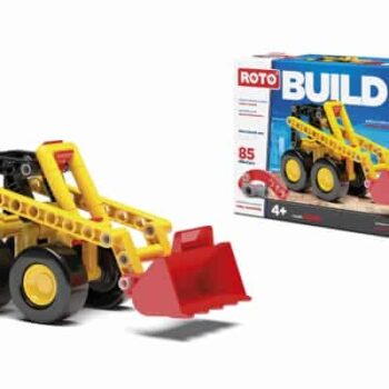 Efko ROTO 2-in-1 Konstruktionsspielzeug Radlader, 85-teilig