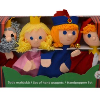 MU Brno Handpuppen-Set Königshof