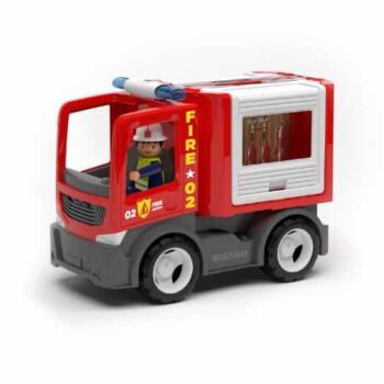 Efko Pokeeto MultiGO Tanklöschfahrzeug mit Ausrüstung und Feuerwehrmann