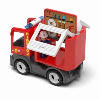 Efko Pokeeto MultiGO Tanklöschfahrzeug mit Ausrüstung und Feuerwehrmann