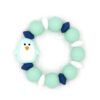 Mimijo Beißring aus Silikon Pinguin, mint