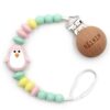 Mimijo Schnullerkette Pinguin rosa