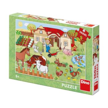 Dino Kinderpuzzle Auf dem Bauernhof, 100 XL Teile