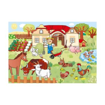 Dino Kinderpuzzle Auf dem Bauernhof, 100 XL Teile