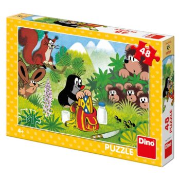 Dino Kinderpuzzle Der kleine Maulwurf macht Picknick, 48 Teile