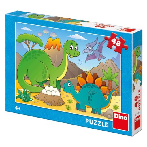 Dino Kinderpuzzle Der kleine Dinosaurier, 48 Teile