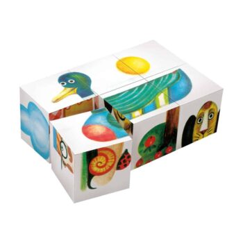 Dino Würfelpuzzle Die Ente, 6-teilig