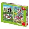 Dino Kinderpuzzle Der kleine Maulwurf macht einen Ausflug, 2x48 Teile