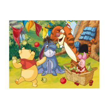 Dino Würfelpuzzle Pu der Bär, 12-teilig