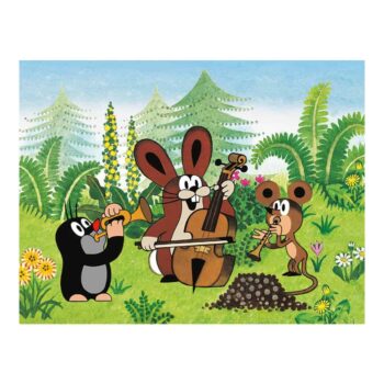 Dino Würfelpuzzle Der kleine Maulwurf und seine Freunde,12-teilig