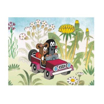 Dino Würfelpuzzle Der kleine Maulwurf und die Fahrzeuge, 20-teilig