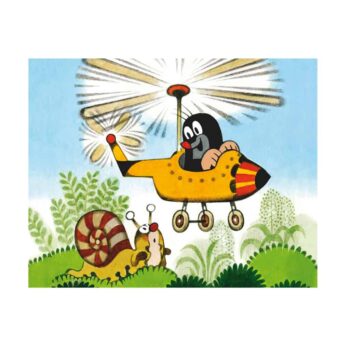 Dino Würfelpuzzle Der kleine Maulwurf und die Fahrzeuge, 20-teilig