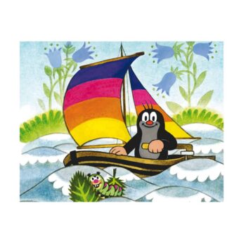 Dino Würfelpuzzle Der kleine Maulwurf und die Fahrzeuge, 20-teilig