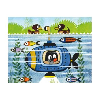 Dino Würfelpuzzle Der kleine Maulwurf und die Fahrzeuge, 20-teilig