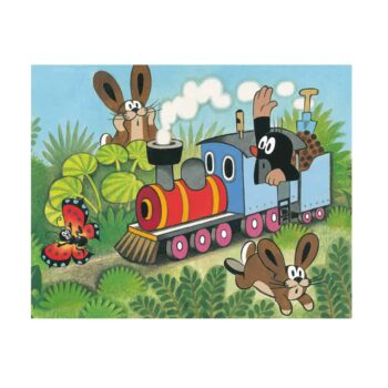 Dino Würfelpuzzle Der kleine Maulwurf und die Fahrzeuge, 20-teilig