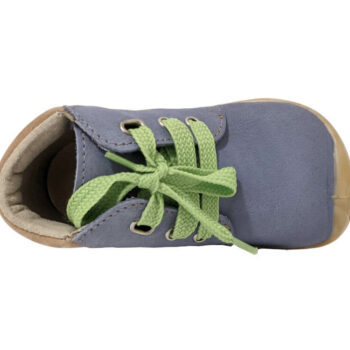 Fare Bare Lauflernschuhe mit Schnürsenkel, blau, 19-22