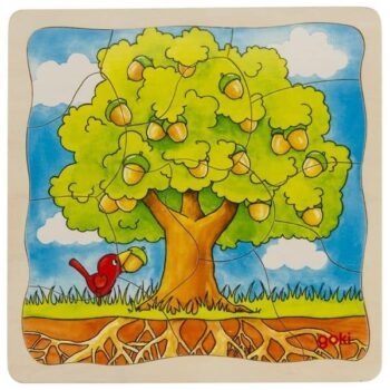 goki Schichtenpuzzle Der Baum