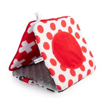 Canpol babies Activity-Stoffbuch mit Spiegel SENSORY