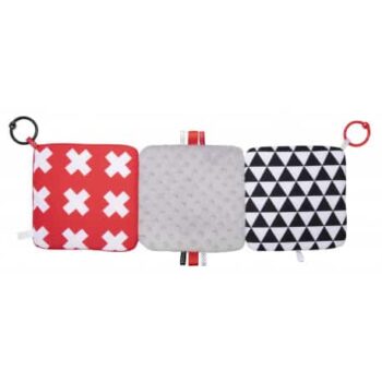 Canpol babies Activity-Stoffbuch mit Spiegel SENSORY