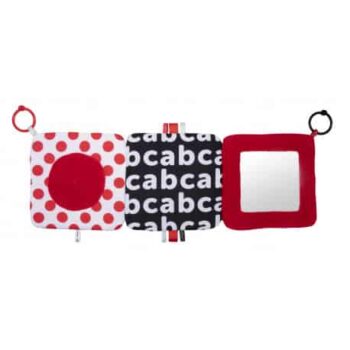 Canpol babies Activity-Stoffbuch mit Spiegel SENSORY