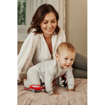 Canpol babies Greifling mit Spiegel und Quietsche SENSORY