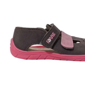 Fare Bare Kindersandalen rosa/grau