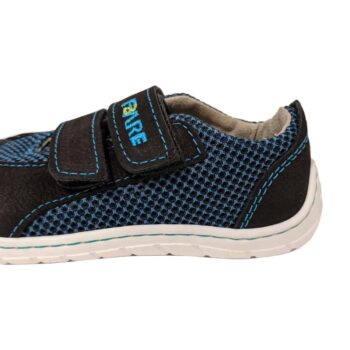 Fare Bare Kinder Sneaker mit Klettverschluss, blau