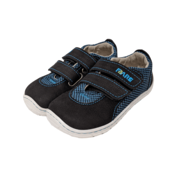 Fare Bare Kinder Halbschuhe mit Klettverschluss, blau