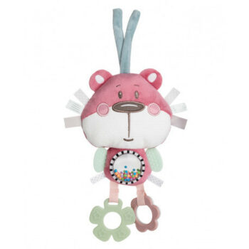 Canpol babies Activity-Spieltier zum Aufhängen PASTEL FRIENDS, Teddybär, rosa