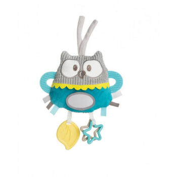 Canpol babies Activity-Spieltier zum Aufhängen PASTEL FRIENDS, Eule, türkis