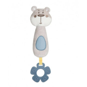 Canpol babies Activity-Greifling PASTEL FRIENDS, Teddybär, blau