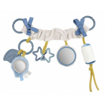 Canpol babies Activity-Kinderwagenkette PASTEL FRIENDS, blau