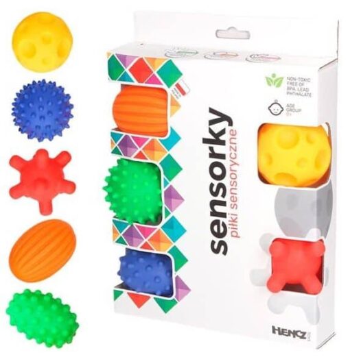 Hencz Toys Sensorik-Bälle-Set, 5-teilig