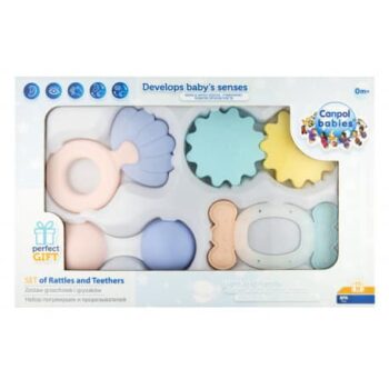 Canpol babies Beißring-Set PASTEL, 4-teilig