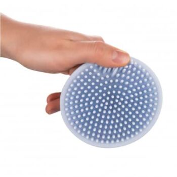 Canpol babies Baby Badebürste aus Silikon, blau