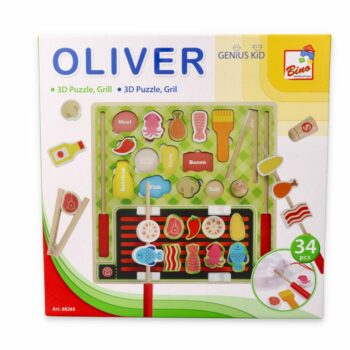 Bino 3D Puzzle Grill, 34-teilig