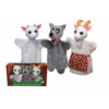MU Brno Handpuppen-Set Wolf und zwei Geißlein
